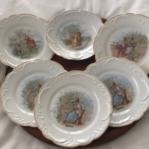 Other - Porcelain German dessert dishes. Set of 6
